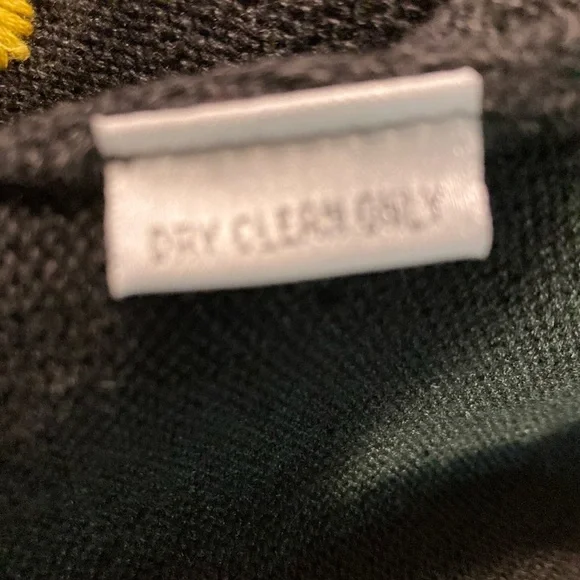 Vintage 1994 Michael Simon multi color crochet patch sweater Size S Purses - Picture 14 of 16